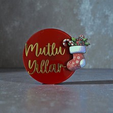 3D Tasarım Yeni Yıl Hediyelik Ürün Magnet