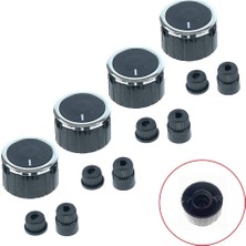 Akat Qcooker Ile Uyumlu Düğme 4 Lü Takımı Ankastre Set Üstü Ocak Düğmesi