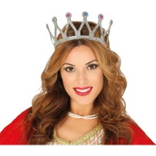 Nevamel Rönesans Kraliçe Tacı Gümüş Renk