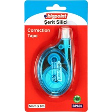 Bigpoint Beyaz Şerit Silici Düzeltici 5 mm x 8 Metre 24 Adet Kolay Kullanım İçin Tasarlandı