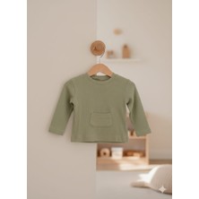 Pure Baby Natura 9-12 Ay Önü Cepli Kaşkorse 2'li Alt Üst Tulum