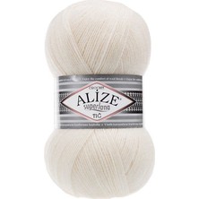 Alize Süperlana Tığ (5 Adet) 62 Açık Krem El Örgü Ipliği