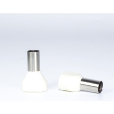 Terminalsan 2x 16.0mm Bej Çi̇ft Gi̇ri̇şli̇ Izoleli̇ Yüksük 50ADET