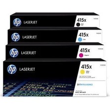 Belirtilmemiş Hp 415X - W2030X / W2031X / W2032X / W2030X 4 Lü Set Yüksek Kafasit Orjinal Toner  / M455 / M480 / M454 / M478 / M479