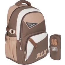 Rky Serenity Relaxion Çok Cepli Sırt Çantası Kalemlikli Peluş Aksesuarlı Okul Seti