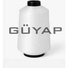 Güyap Yapı Tekstil 150 Denye Polyester Overlok Ipliği [ Muz Ipi ] [ 3 Adet Beyaz  ] [ 1800 - 2000 gr ]