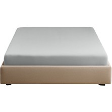 Sabia %100 Pamuk 62 Tel – 80X190 +30 cm Yüksekliğe Kadar Uygun Tek Kişilik Lastikli Çarşaf