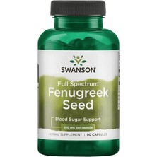 Swanson Fenugreek Seed (Özelsporcugıdaları) 610MG 90 Capsul.usa Menşei.11.