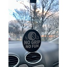 Serüven Dikiz Aynası Süsü – No Grip No Fun! - Tutuş Yoksa Eğlence Yok! - Çift Yönlü 3D Baskı, Cam Çizmez