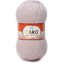 Nako Süper Inci Narin (5 Adet) 318PEMBE Renk El Örgü Ipliği