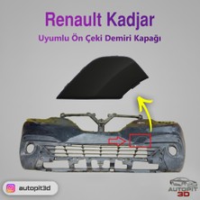AutoPit 3D Renault Kadjar (2015–2019) Uyumlu Ön Çeki Demiri Kapağı