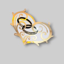 Formiqra Isime Özel Kalp Desenli Dekor Tablo