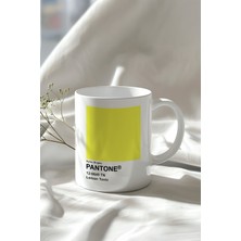 Lemon Tonic Desenli 330ML Baskılı Beyaz Seramik Kupa Bardak