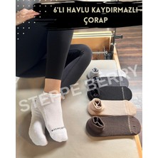 Steppe Berry 6'lı Kadın Pilates Yoga Çorabı