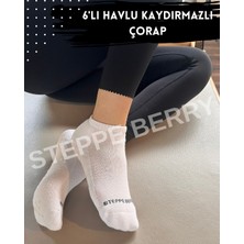 Steppe Berry 6'lı Kadın Pilates Yoga Çorabı