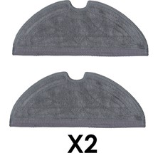 Servisevinde Roborock S50 ile Uyumlu Robot Süpürge Mop Pedi / Bezi 2 Adet