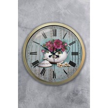 Kasva Concept 40 cm Eskitme Metal Mutfak Duvar Saati