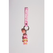 Lisinya Anahtarlık Pembe Şapkalı Ördek