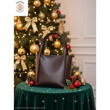 Trendniva Büyük Boy Deri El ve Omuz Çantası