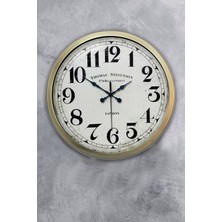 Kasva Concept 40 cm Eskitme Metal Regent Street Duvar Saati