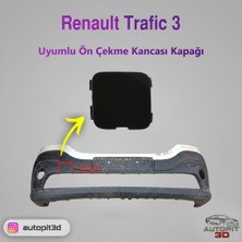 AutoPit 3D Renault Trafic 3 (2014 → ) Uyumlu Ön Tampon Çeki Demiri Kapağı