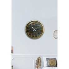 Kasva Concept Hediyelik 40 cm Eskitme Metal Romen Duvar Saati
