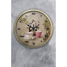 Kasva Concept 40 cm Eskitme Metal Mutfak Duvar Saati