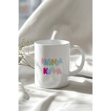 Motivasyon Sözü Temalı 330ML Baskılı Beyaz Seramik Kupa Bardak