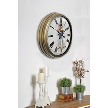 Kasva Concept 40 cm Eskitme Metal Street Fighter Duvar Saati