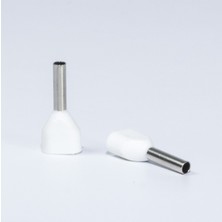 Terminalsan 2X0,50MM Beyaz Çift Girişli Izoleli Yüksük 1000 Adet