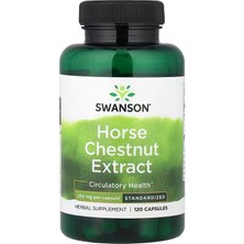 Swanson Horse Chestnut Extract At Kestanesi Özü 250 Mg 120 Caps