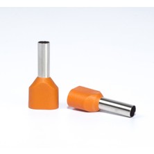 Terminalsan 2x 4.0mm Turuncu Çift Girişli Izoleli Yüksük 200ADET