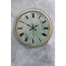 Kasva Concept 40 cm Eskitme Metal Roma Rakamlı Duvar Saati