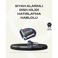 Marsilyan Çift Modlu 110db Alarmlı Disk Kilidi Suya Dayanıklı
