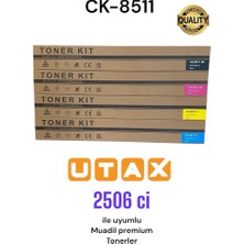 Copier Group ~muadil Toner~ Utax Uyumlu (Premium) CK8511/2506CI/2507CI (160GR) 12K - Kırmızı