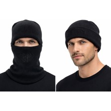 Axe Sportswear Kışlık Şapka Bere Olabilen Tactical Modüler Kar Maskesi