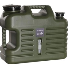 Musluklu Su Bidonu - Madfox Galon Air Pe - 18 Litre - Yeşil - 547309