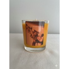 MumKusag Turuncu Bardak Etiketli Mum