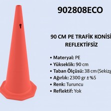 Zeplin Trafik Konisi | Reflektifsiz – 90 cm Pe