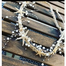 Soilhandmade Deniz Yıldızlı Gelin Tacı, Nedime , Lohusa , Parti Tacı