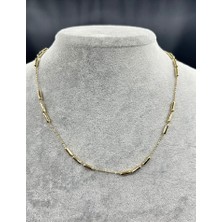 Birtakıı Gold Renk Çelik Zincir Kolye