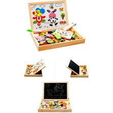 Practika Mıknatıslı Çift Taraflı Ahşap Yazı Tahtası Seti