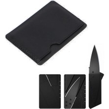 Practika Kredi Kartı Şeklinde Çakı - Deri Kılıflı