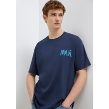 Mavi Mavi Baskılı Lacivert Tişört 0612468-70490