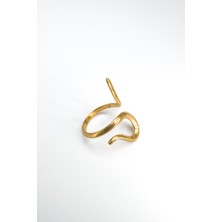 Stella Fortis Dikkat Çekici Spiral Kadın Yüzük - Ayarlanabilir Modern Tasarım | Paslanmaz Çelik