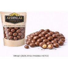Aydınlar Fıstık Evi Draje Çikolatalı Fındıklı Sütlü 200GR - Doğal Kurutulmuş Bitkisel Ürün