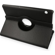 Eco Port Huawei Mediapad T5 10 Kılıf 360 Tablet Deri Kılıf - Siyah