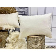Voilage Merinos %100 Boncuk Kuzu Yünü Dolgulu Yastık