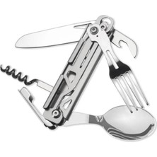 Kamp Çatal&kaşık&bıçak Tirbüşon Set - Grand Harvest - GHKS002