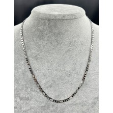 Birtakıı Gümüş Renk Çelik Lüks Kolye